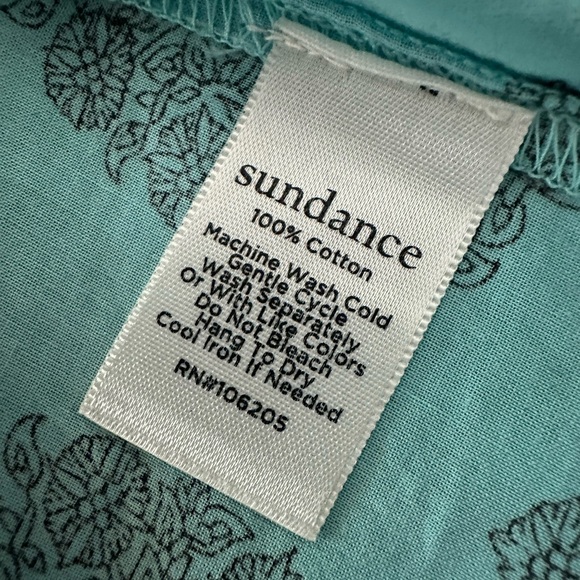 SUNDANCE Women's 100% Cotton Button Up Shirt Top Size M Medium - Picture 9 of 9